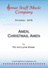 Amen, Christmas, Amen SATB choral sheet music cover